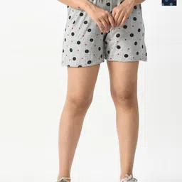 BAESD Women Pack of 2 Geometric Printed High-Rise Pure Cotton Hot Pants-image-18