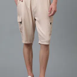 Kotty Men Low-Rise Cargo Shorts-image-43