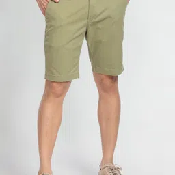 Flying Machine Men Mid-Rise Slim Fit Shorts-image-27