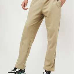 max Men Regular Fit Mid-Rise CottonTrack Pants-image-62