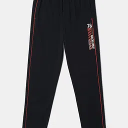 Jockey Boys Super Combed Cotton Rich Graphic Print Trackpant With Drawstring Closure-AB13-58