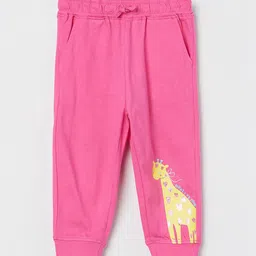 Juniors by Lifestyle Girls Animal Printed Pure Cotton Joggers-picture-19
