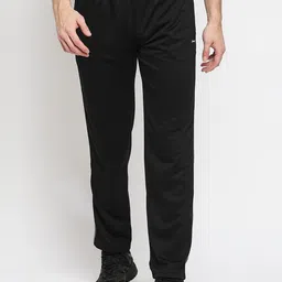 Black Panther Men Black Solid Slim-Fit Track Pants-image-11