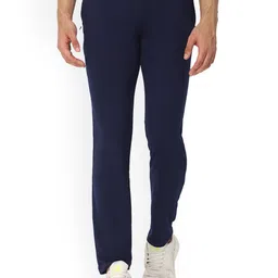 DYCA Men Navy Blue  Solid Track Pants-picture-15