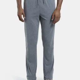 Jockey Grey Melange Solid Track Pants-image-69
