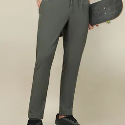 Technosport Men SS'24 Slim Fit Mid-Rise Rapid Dry Track Pants-52