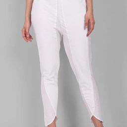 Mera Rang Women Mid Rise Pure Cotton Tulip Cigarette Trousers-image-75