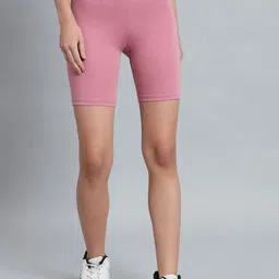 ND & R Women Slim Fit Tencel Yoga Shorts-image-34