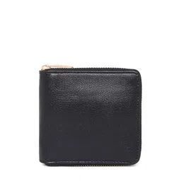 KLEIO  Vegan Solid Zip Around Wallet-53
