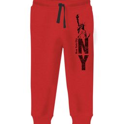 x2o Boys Typography Printed Cotton Joggers-image-89