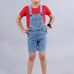 KiddoPanti Boys Straight Leg Dungarees-image-96
