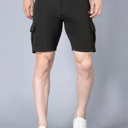 WE PERFECT Men Mid-Rise Cargo Shorts-image-80
