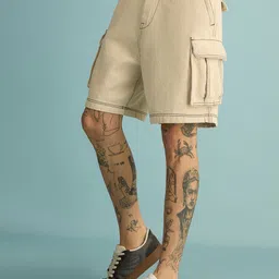 FREAKINS Men Mid-Rise Cargo Shorts-image-70