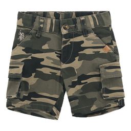 U.S. Polo Assn. Kids Boys Camouflage Printed Cargo Shorts-image-35