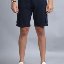 SILISOUL Men Mid-Rise Cargo Shorts-image-73