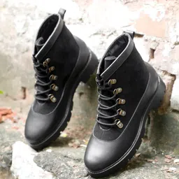 El Paso Women Black Solid Casual Chelsea Boots-image-55