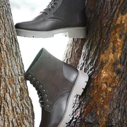 El Paso Women Brown Solid Regular Boots-20