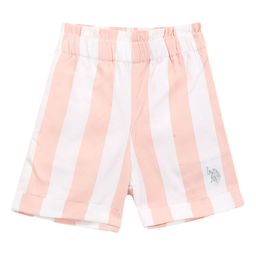 U.S. Polo Assn. Kids Girls Striped Checked Outdoor Shorts-image-6