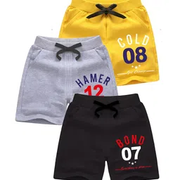 BAESD Girls Typography Printed Pure Cotton Shorts-image-86