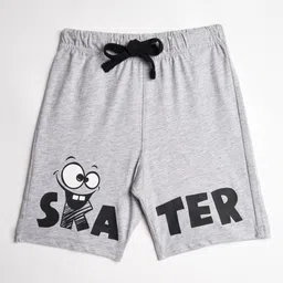 Zaahii Boys Graphic Printed Mid-Rise Cotton Shorts-image-83