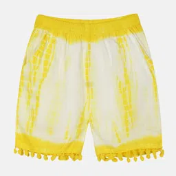 KiddoPanti Girls Printed Regular Fit Shorts-image-83