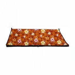 Stylista Brown & Yellow Floral Printed Rectangular Water Resistant Table Place Mats-22