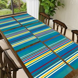 REVEXO Blue 6 Pieces Printed Table Placemats-22