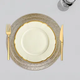 Kuber Industries 6 Pieces Round Table Placemats-36