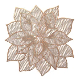Dakshya Industries Beige Flower Table Placemats-image-33