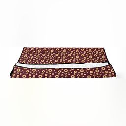 Stylista Brown & Cream Floral Printed Floor Mat-image-56