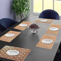 LooMantha 6Pcs Geometric Table Placemats-53