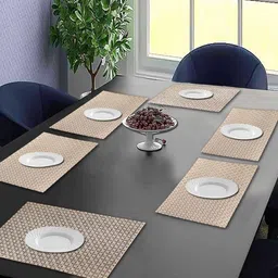 LooMantha 6Pcs Geometric Table Placemats-58