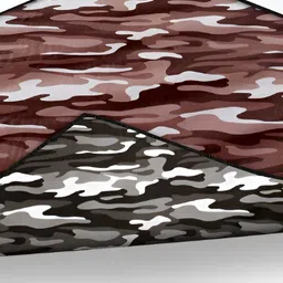 Stylista Brown & Grey Printed Rectangular Reversible Table Placemat-34