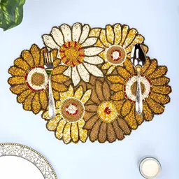 PURINA'S Cream & Red Beads Table Placemats-31