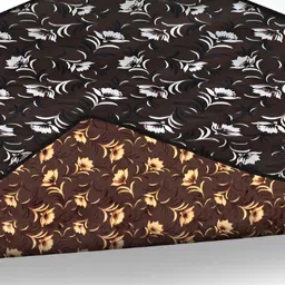 Stylista Brown & White Floral Reversible Bed Server Mat-20