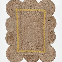 GRHAMOY 2 Pieces Brown & Yellow Braided Table Placemats-23