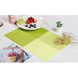 SKYLOFTS Green Set of 6 Colourblocked Table Placemats-98