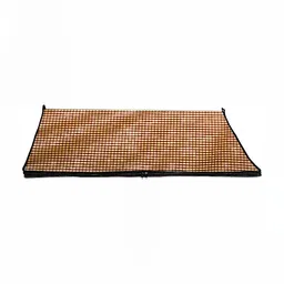 Stylista Red & Yellow Geometric Pattern Chatai Mat Waterproof Rectangle Table Placemat-6