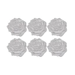 Dakshya Industries Grey 6 Pieces Round Kitchen Table Placemats-39