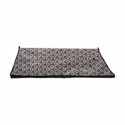 Stylista Black & Grey Geometric Rectangle Printed Table Placemat-12