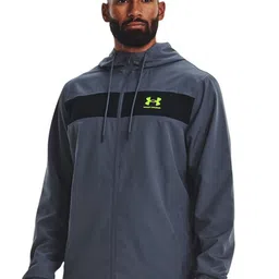 UNDER ARMOUR Sportstyle Windbreaker Hooded Front-Open Sweatshirt-picture-46