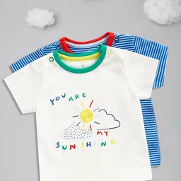 mothercare Boys Pack of 2 Pure Cotton Printed T-shirts-image-12