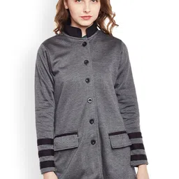 BAESD Stand Collar Longline Fleece Overcoat-picture-50