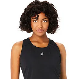 ASICS Graphic Printed Round Neck Sleeveless Crop Sports T-shirt-image-4