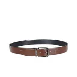Kenneth Cole Men Tan Leather Reversible Belt-image-54