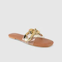 CAI Slip-On Open Toe Flats-10