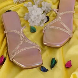 BAESD Embellished Open Toe Flats-picture-17