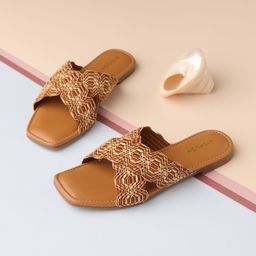 Vishudh Women Ethnic Open Toe Flats-10