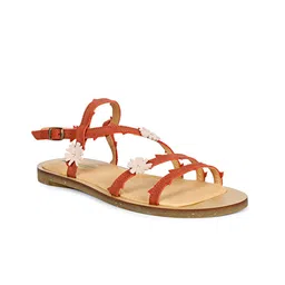 El Naturalista Leather Open Toe Flats-54