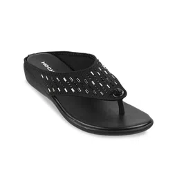 Mochi Embellished Open Toe T-Strap Flats-16